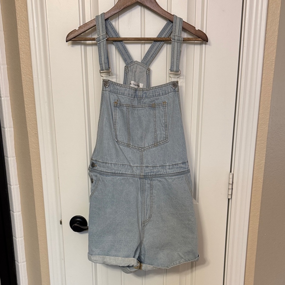 By Together Sky Blue Denim Overalls